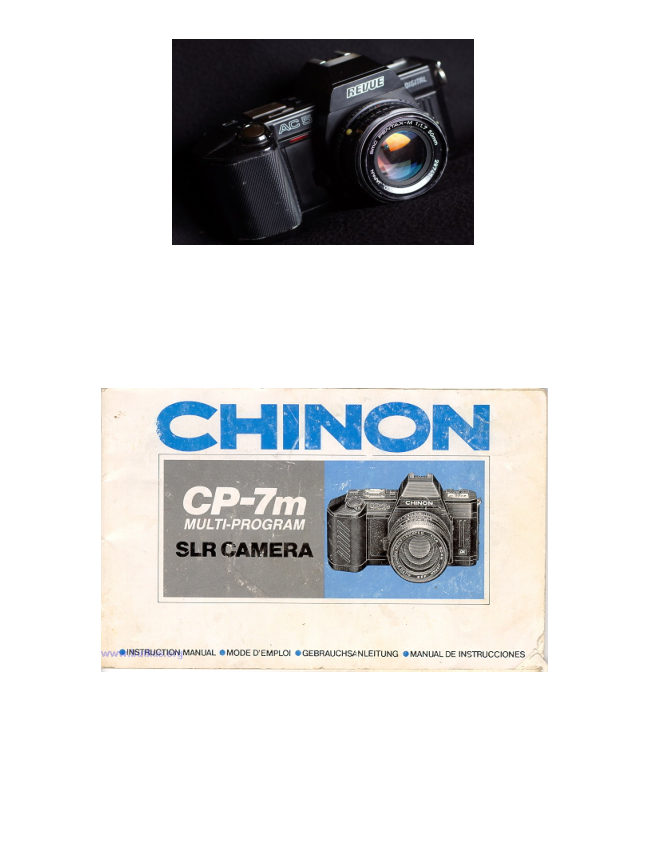 Chinon CP-7M manual cover