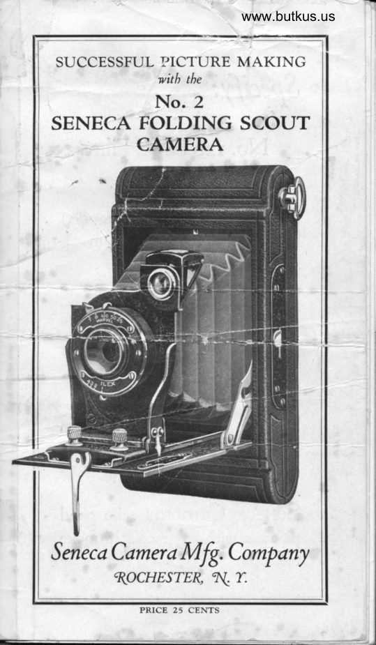 Seneca No. 2 Folding Scout manual cover