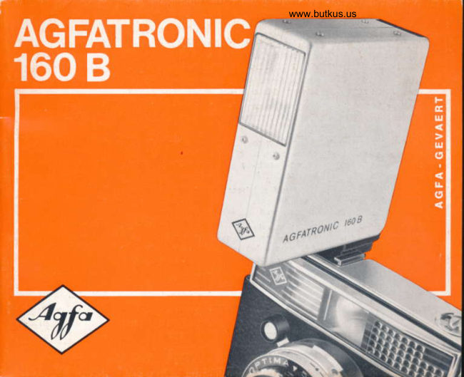 Agfa Agfatronic 160B manual cover