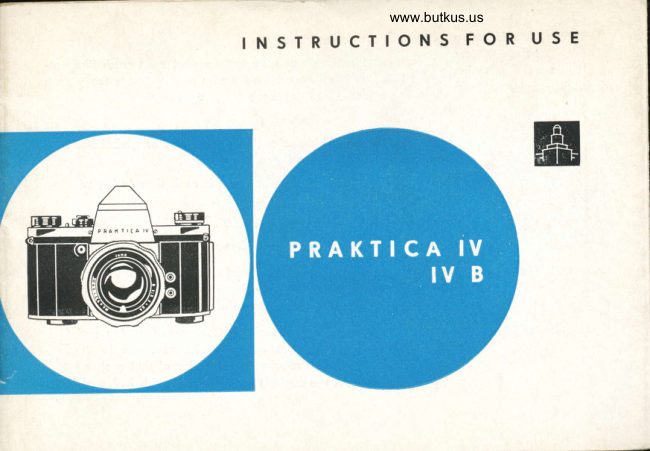 Praktica IV / IVB manual cover