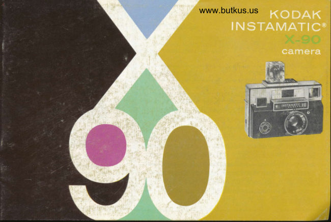 Kodak Instamatic X90 manual cover
