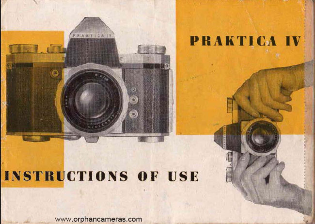 Praktica IV -IF manual cover