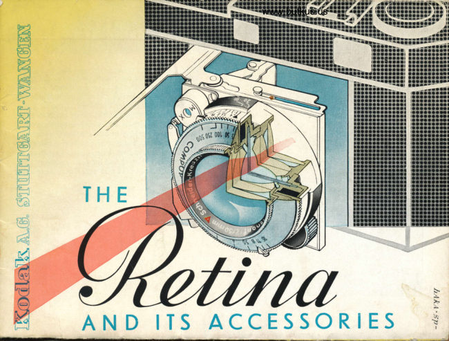 ANOTHER KODAK RETINA IIA manual cover
