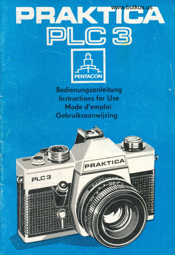 Praktica PLC3 2 manual cover