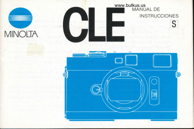 Minolta Cle manual cover
