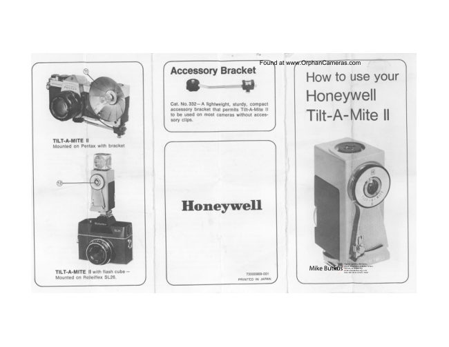 Honeywell Tilt-A-Mite II manual cover