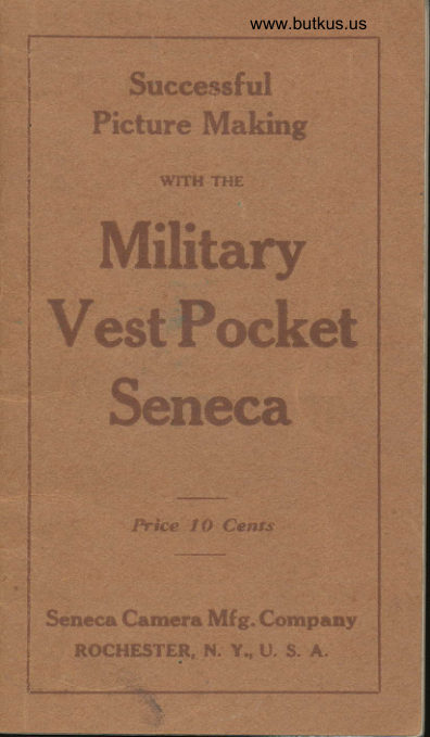 Seneca Military Vest Pocket manual cover