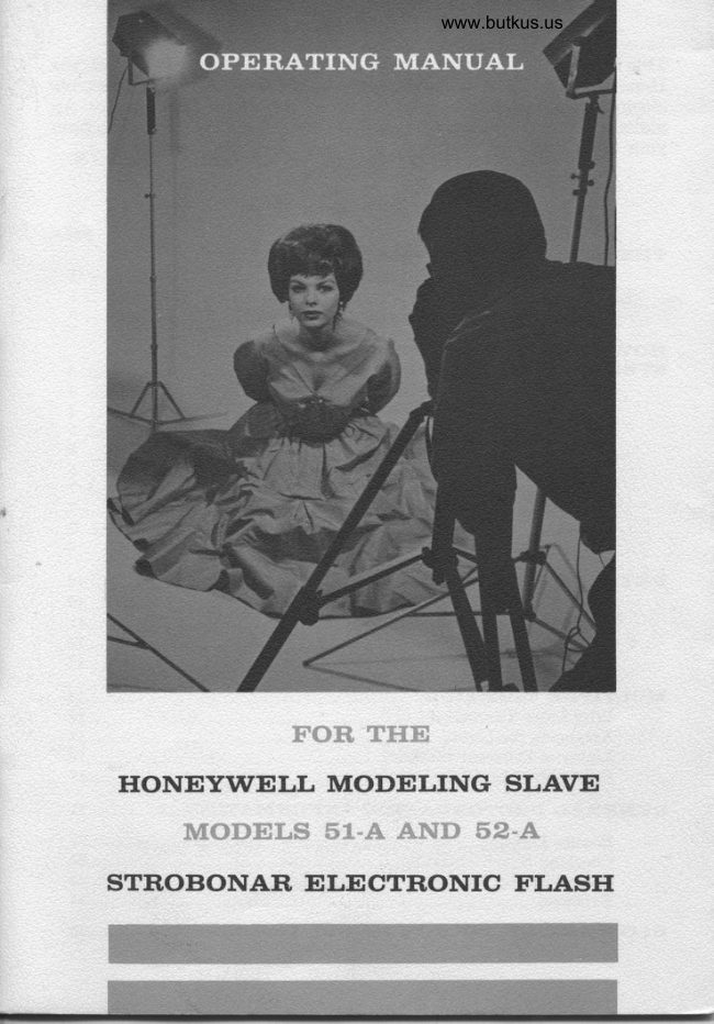Honeywell modeling slave 51-A / 52-A manual cover