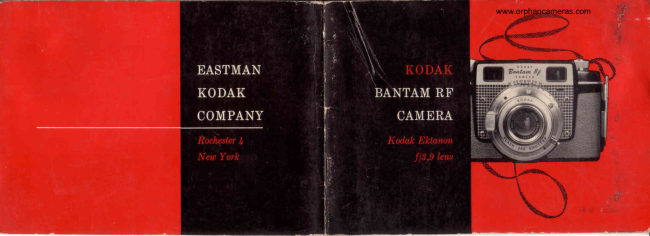 Kodak Bantam RF manual cover