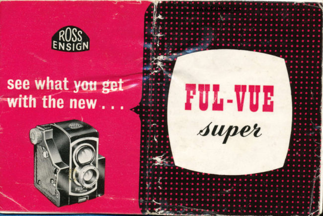 Ensign Ful-Vue Super manual cover