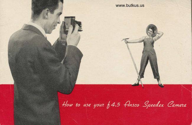 Ansco Anco Speedex F4.5 manual cover