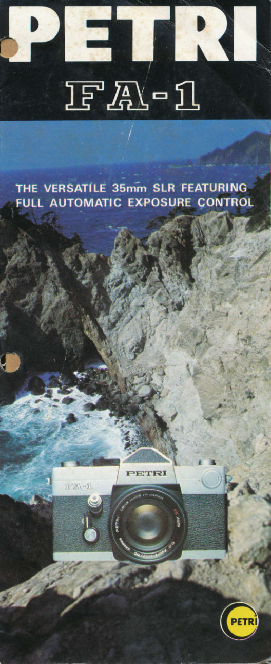 Petri FA-1 manual cover