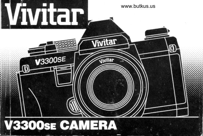 Vivitar V3300ES manual cover