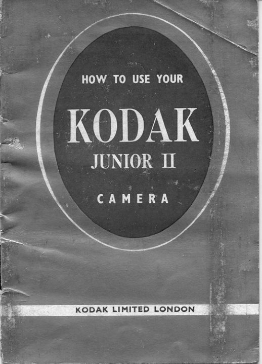 Kodak Junior II manual cover