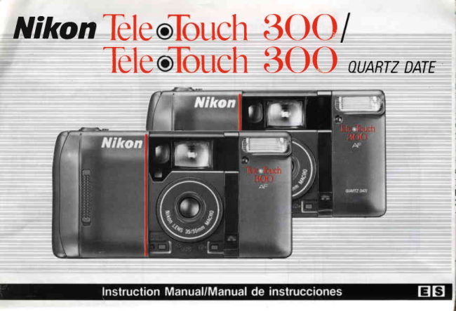 Nikon Tele Touch 300 manual cover