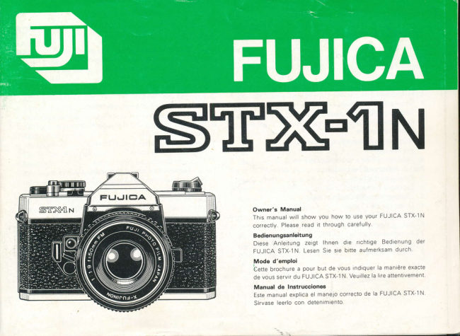 fujica stx 1n meter manual cover