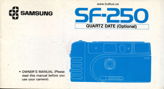 Samsung SF-250 manual cover
