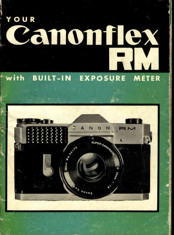 Canonflex RM manual cover