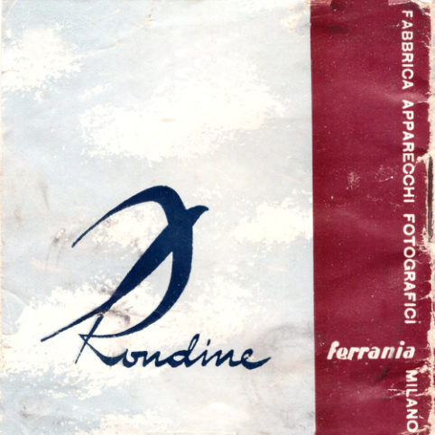 Ferrania Rondine manual cover