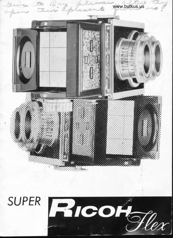 Super Ricohflex manual cover