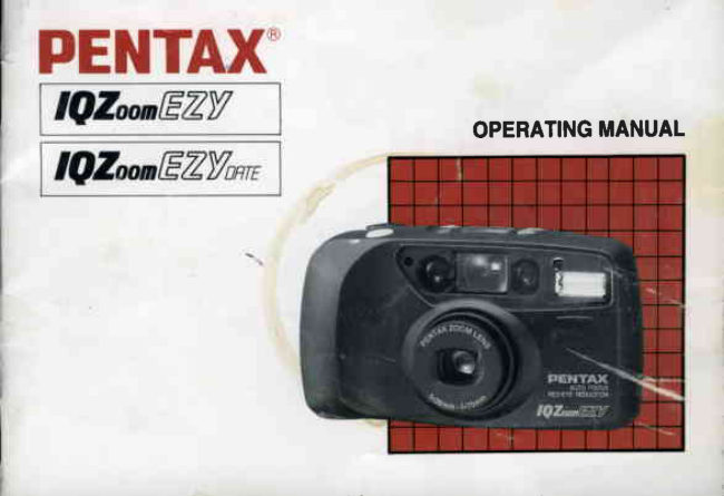 Pentax IQZoom EZY manual cover
