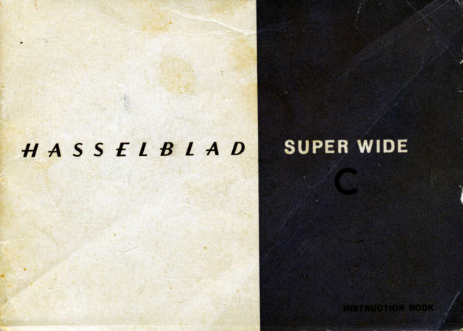 Hasselblad Super Wide C manual cover