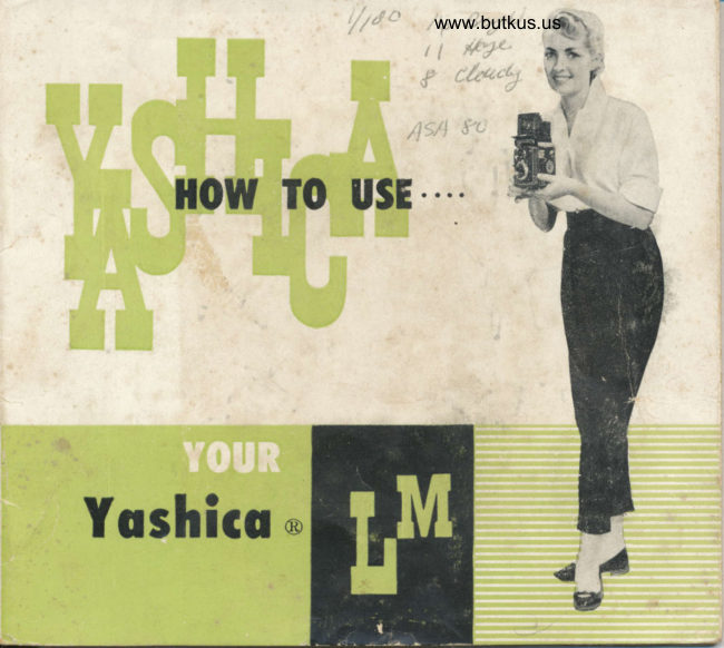 Yashica LM manual cover
