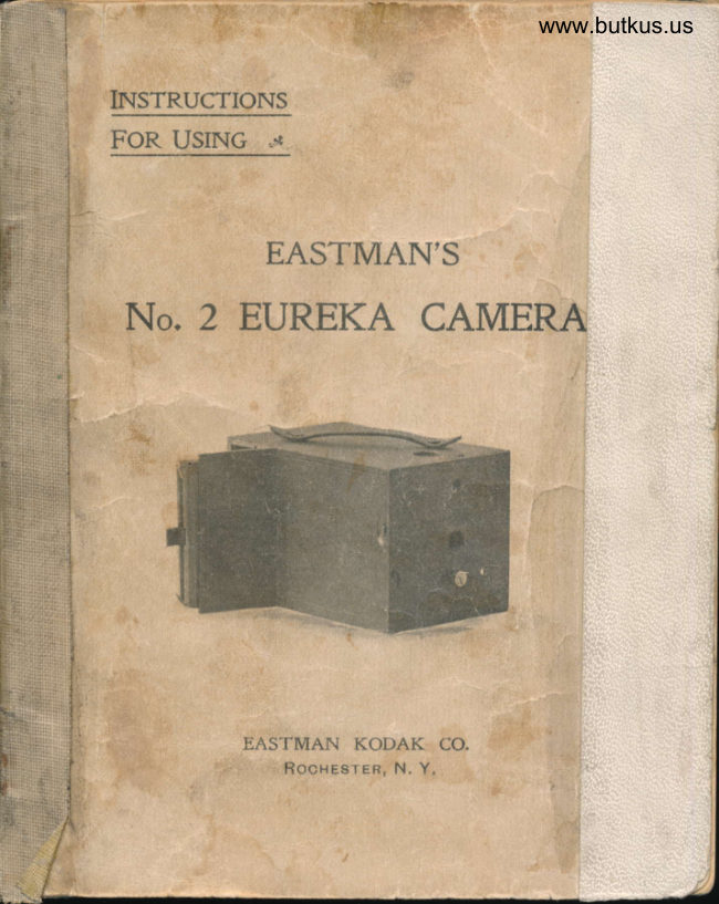 Kodak Eastman No. 2 Eureka manual cover