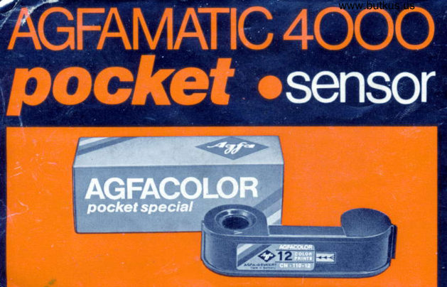 agfamatic 4000 pocket sensor lang manual cover