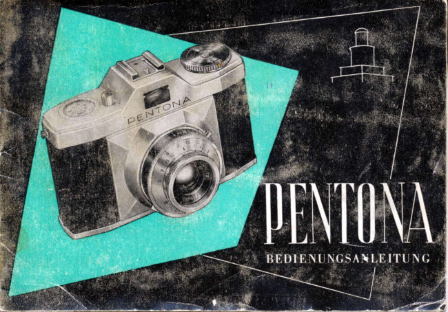 Pentacon PENTONA manual cover