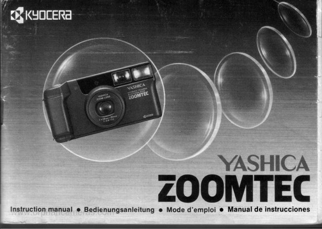 Yashica Zoomtec manual cover
