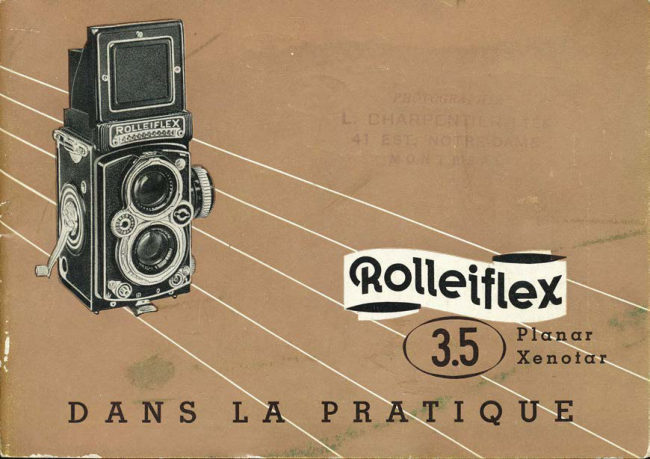 ROLLEIFLEX 3.5 PLANAR XENOTAR DANS LA PRATIQUE manual cover