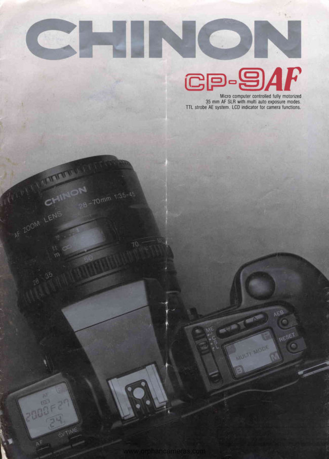 Chinon CP-9AF manual cover