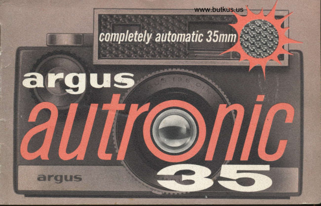 Argus Autronic 35 manual cover
