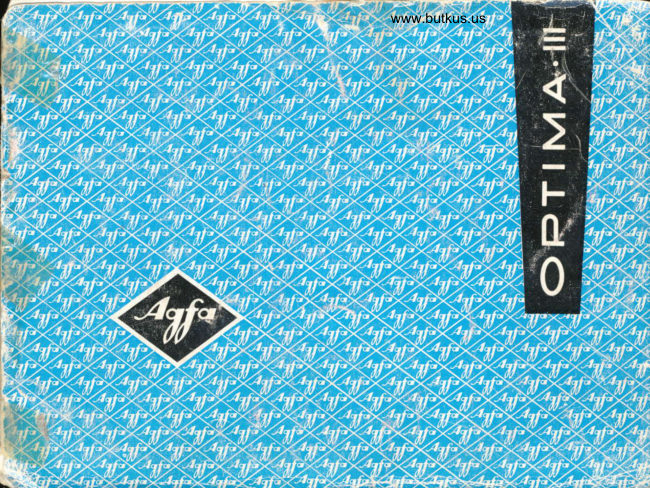 Agfa Optima III manual cover