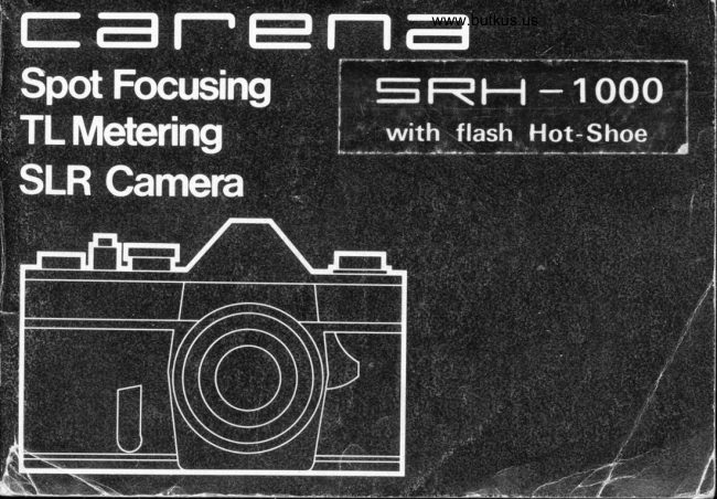 Petri carena srh 1000 manual cover