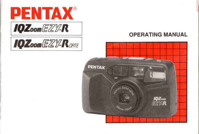Pentax IQ Zoom-EZY-R manual cover