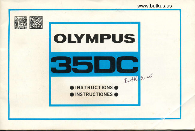 Olympus 35DC manual cover