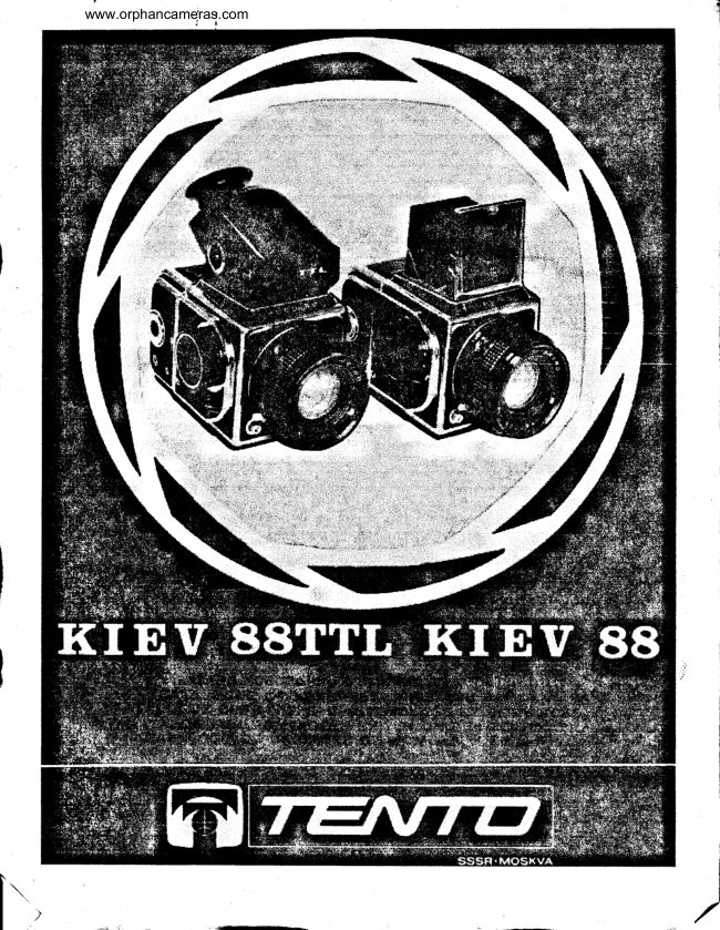 Kiev Keiv 88 / 88TTL parts list manual cover