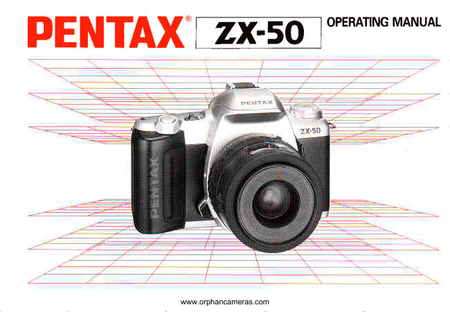 Pentax ZX-50 manual cover