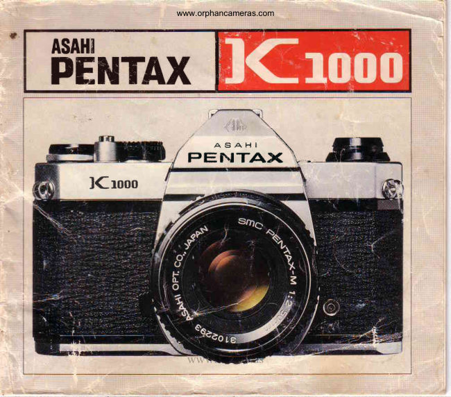 Pentax K1000 manual cover