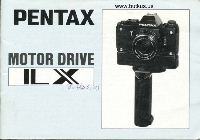 Pentax Motor Drive LX manual cover