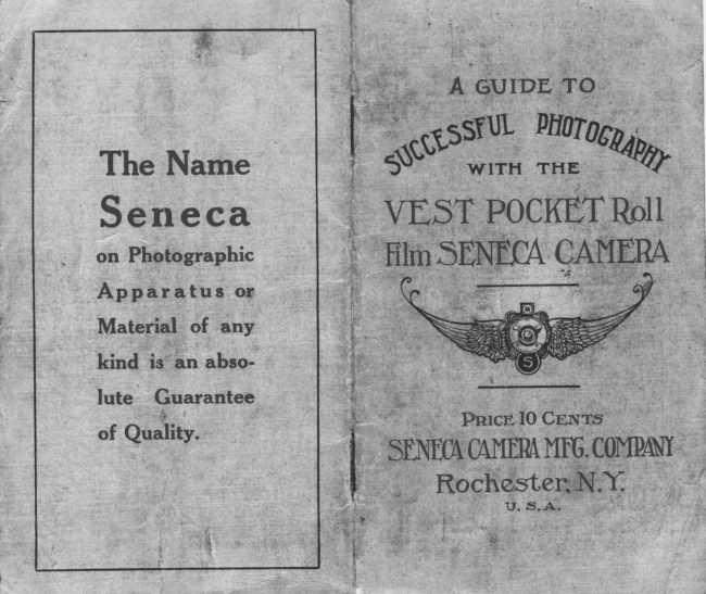 Senica vest pocket manual cover
