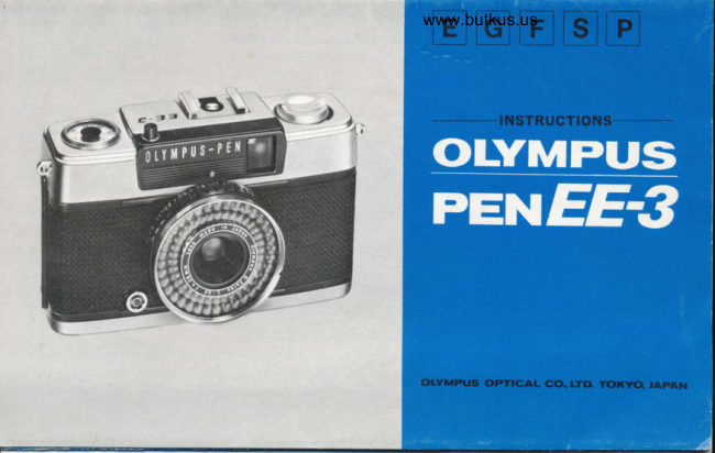 Olympus Pen EE-3 manual cover