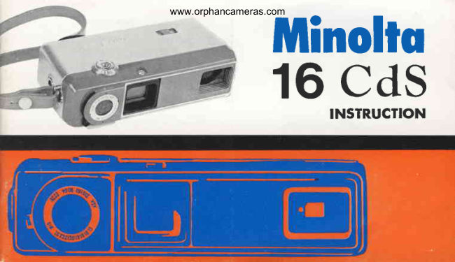 Minolta 16 CdS manual cover
