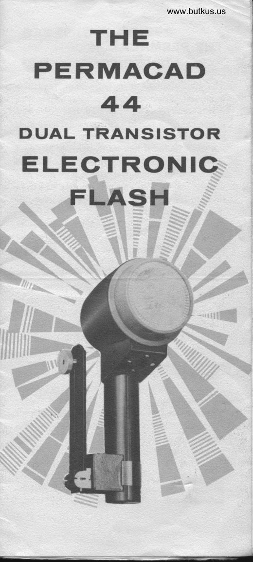 Permacad Electronic flash manual cover
