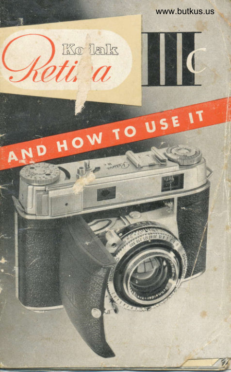 Kodak Retina IIIc manual cover