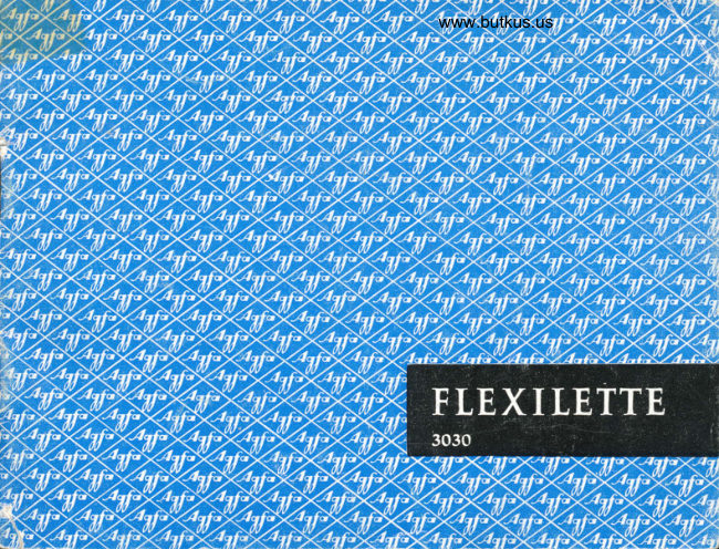 Agfa Flexilette manual cover