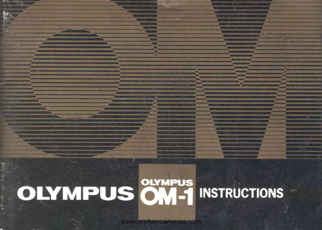 Olympus OM-1 manual cover