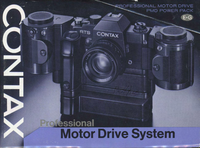 CONTAX Pro Motor Drive Systeminstruction manual cover